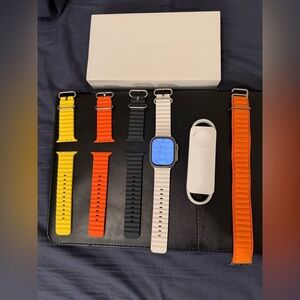 Apple Watch Ultra2 with Four Additional Watch Bands